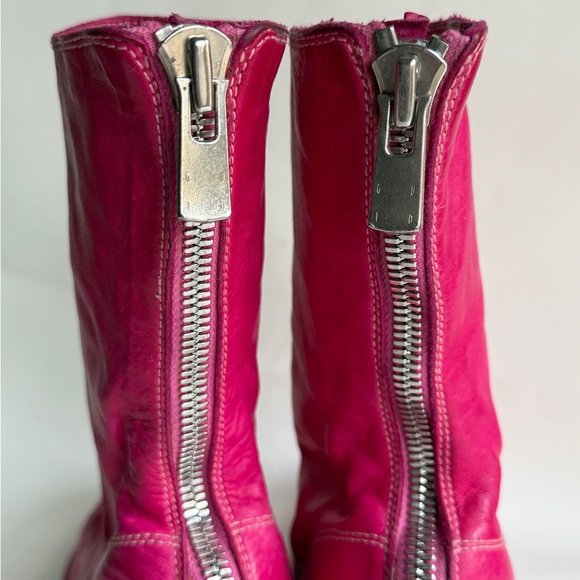 Guidi made in Italy pink leather boots - Picture 7 of 16